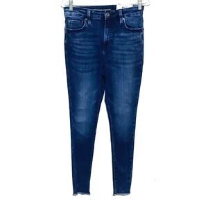 INC Denim High Rise Skinny Jeans Womens 6 Stretch Casual Classic Dark Indigo NWT